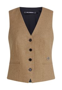 WAISTCOAT - Brezrokavnik - nougat melange