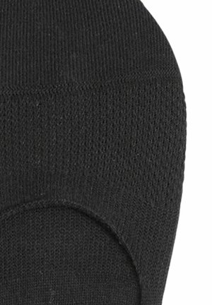 Fekete bokazokni bordás textúrával, sima nyílással és feszes illeszkedéssel. Az anyag rugalmasnak és tartósnak tűnik a kényelmes viselet érdekében.