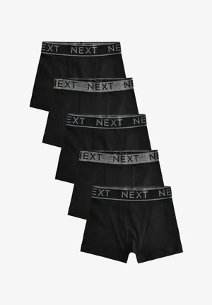 Next, REGULAR FIT - TRUNKS 5 PACK - Boxer aderenti - black with grey waistband