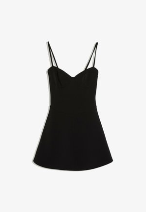 Bershka, STRAPPY CORSET - MINI DRESS - Robe de jour - black