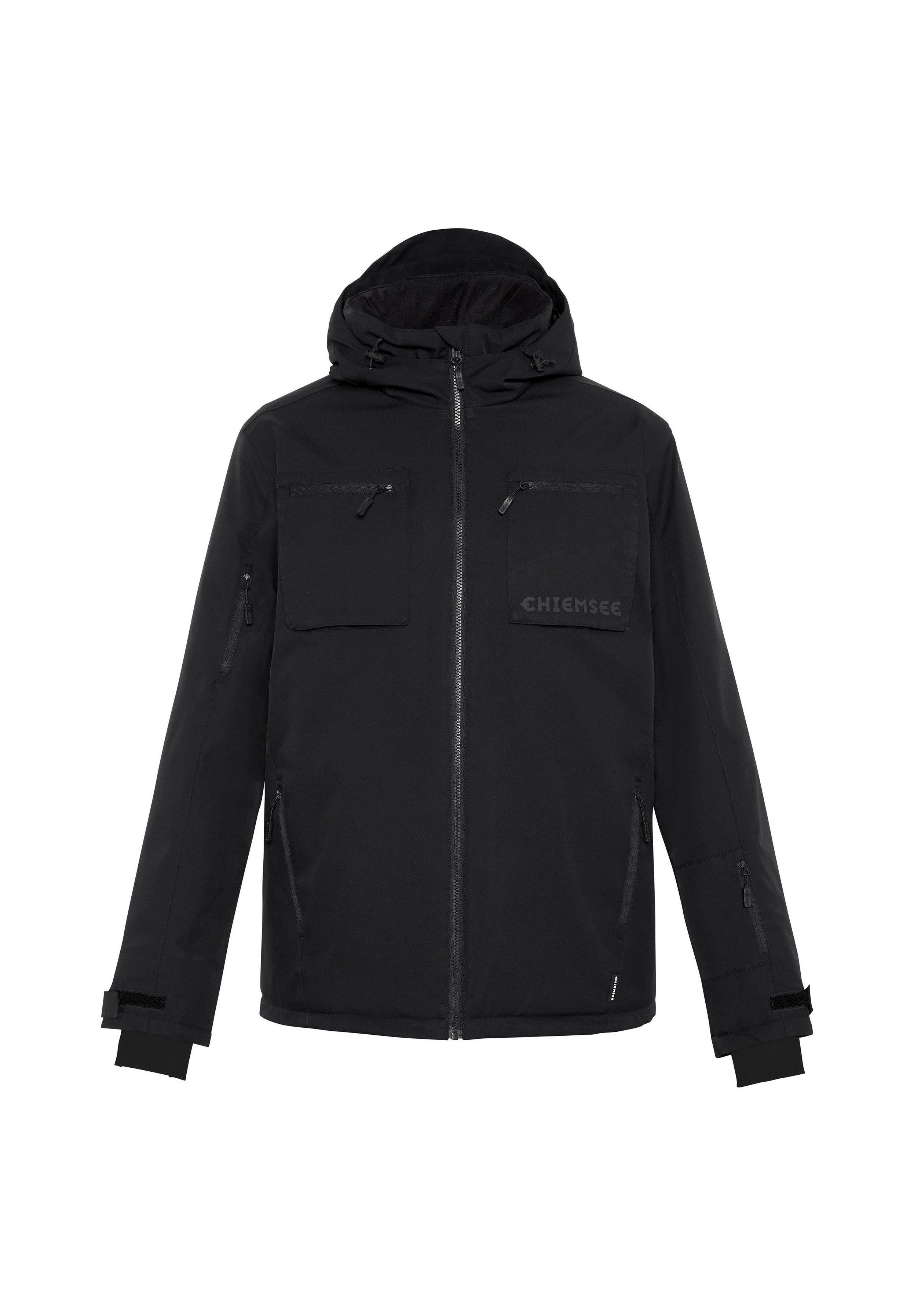 Chiemsee MIT BACKPRINT - Snowboard jacket - black beauty/black