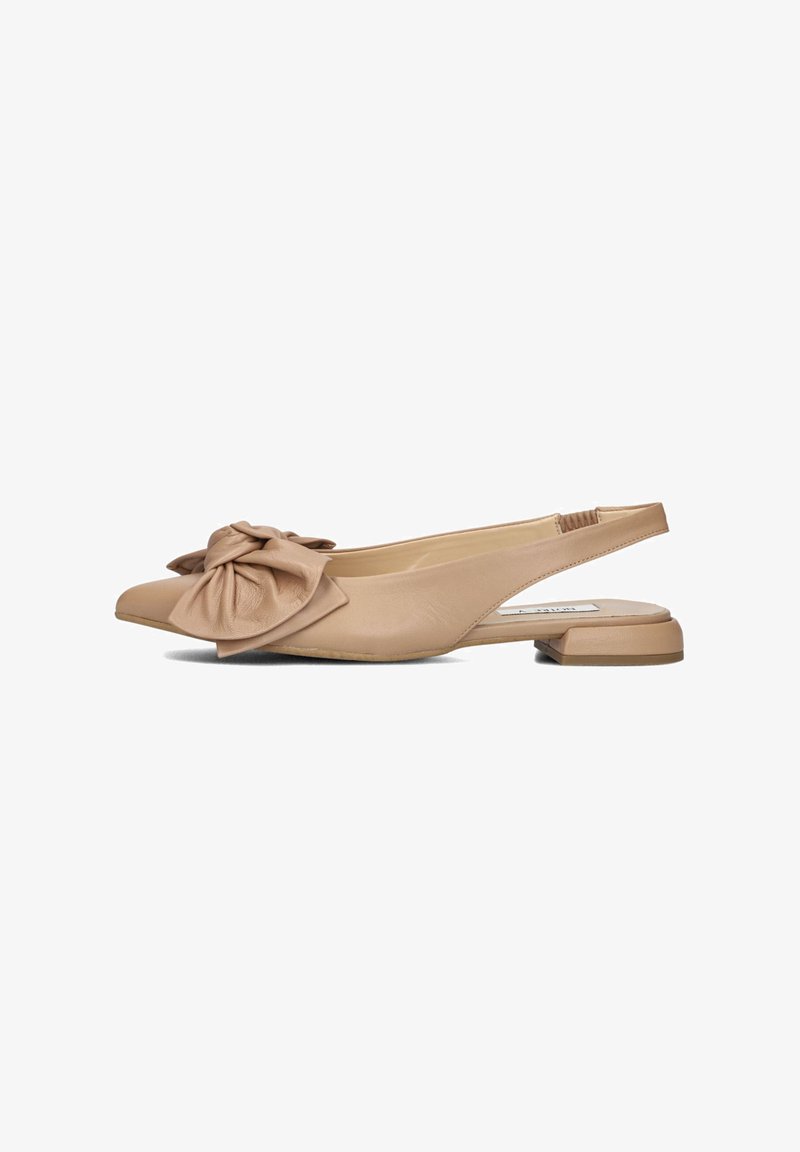 Notre-V Slingback ballerina´s - nappa teak
