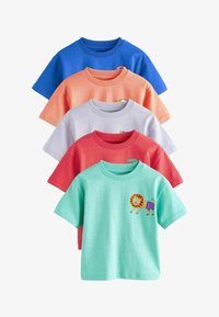 Seleccionado, blue red green
