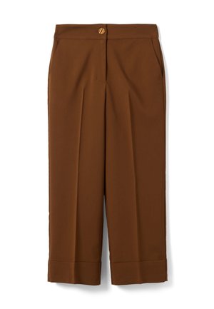 Les Copains, FORMAL TROUSERS, STRAIGHT FIT.. - Trousers - brown