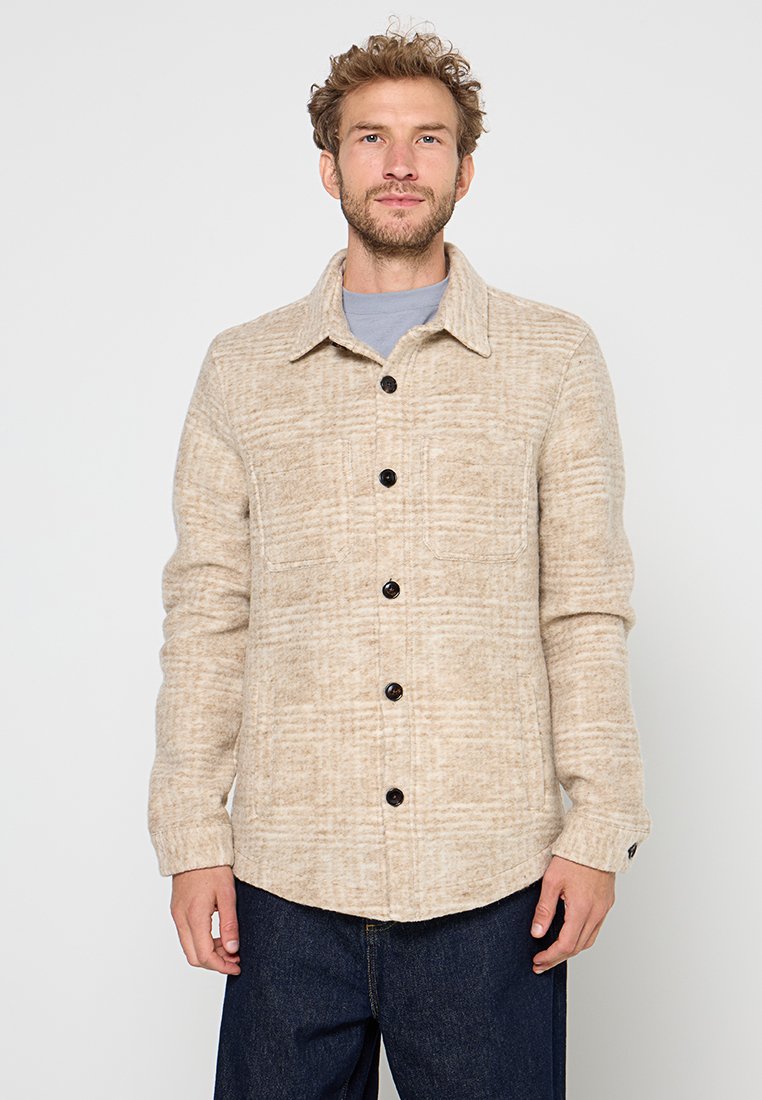 PROFUOMO Overhemd zandkleur PROFUOMO Overhemd zandkleur