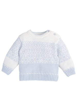 Striktrøje - blue