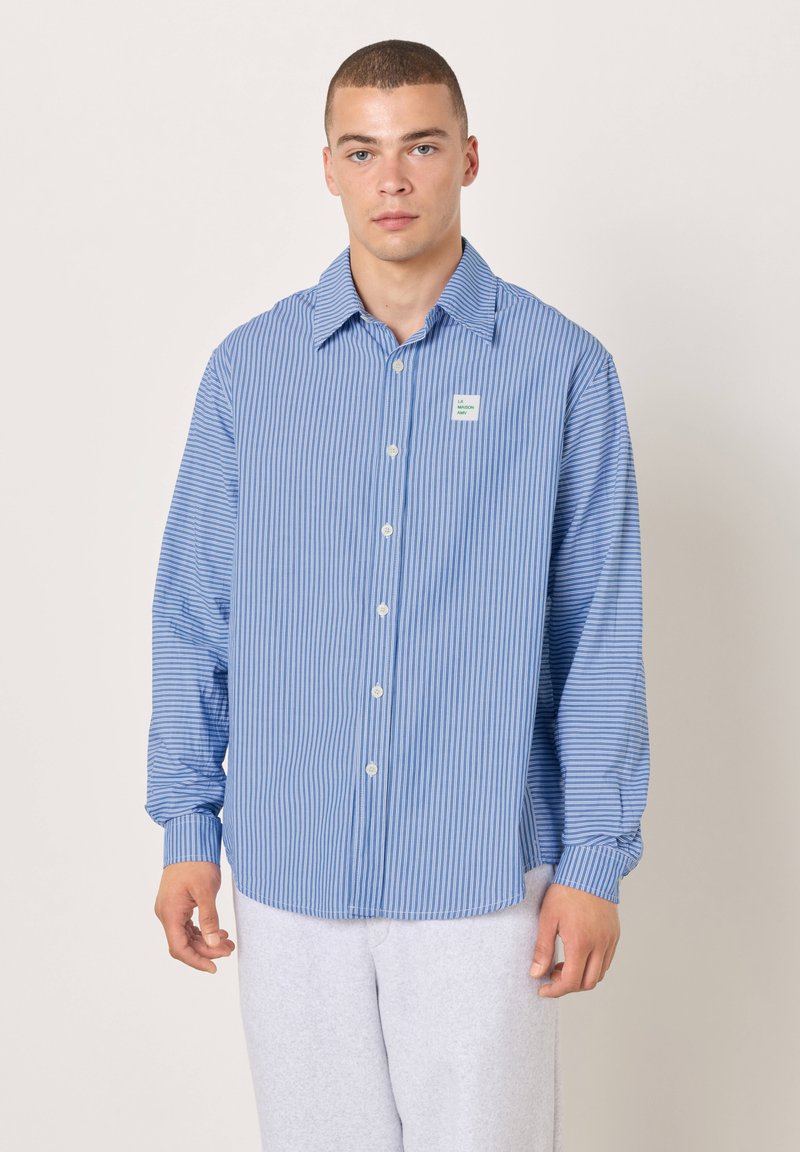 American Vintage ZATYBAY - Camicia - rayures aqua