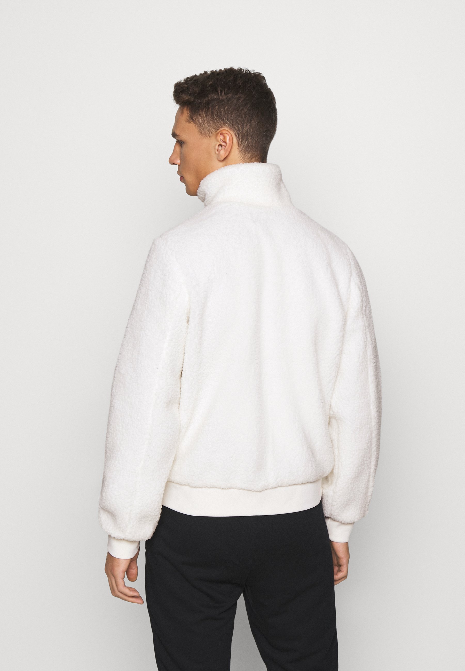 teddy fleece bomber jacket