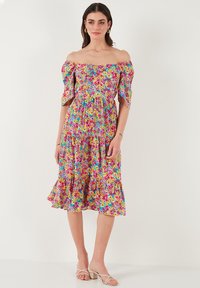 LELA Day dress - fuchsia