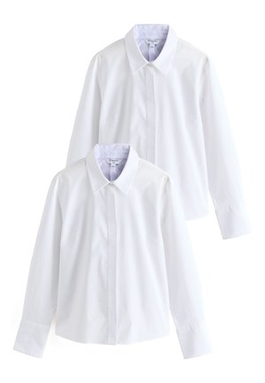 Next REGULAR FIT - STRETCH ESSENTIAL LONG SLEEVE 2 PACK - Chemisier - white