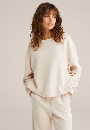 Sweatshirt - beige