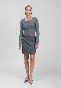 INFLUENCER RHINESTONES  - A-Linien-Rock - grey