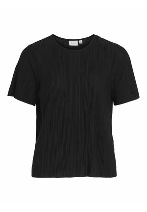 MIT KURZEN ÄRMELN  - Blusa - black beauty