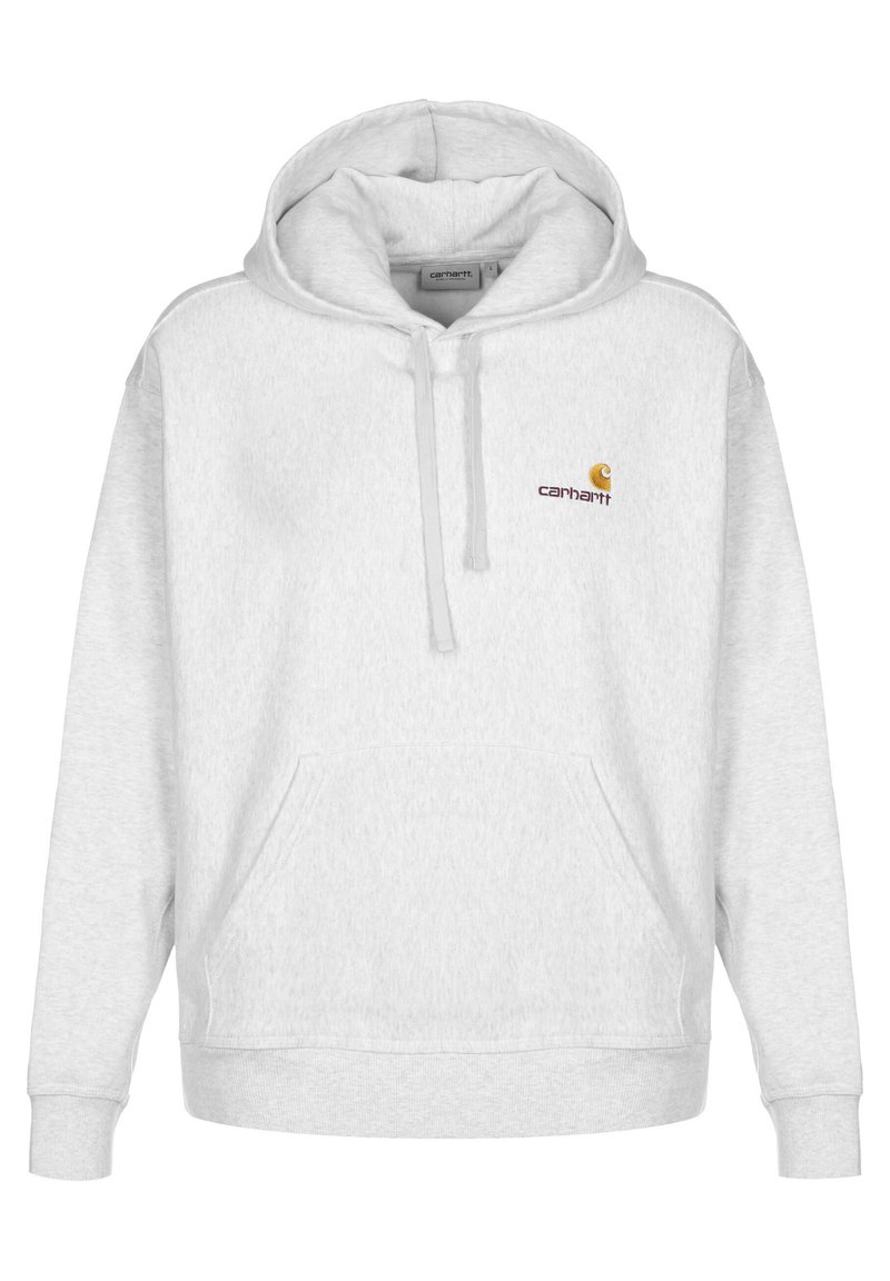 Carhartt WIP HOODED AMERICAN SCRIPT - Sweat à capuche - ash heather