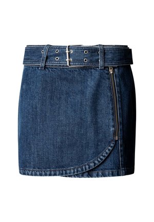 Pepe Jeans, SHANNON MINI SKIRT BIKER - Falda cruzada - denim