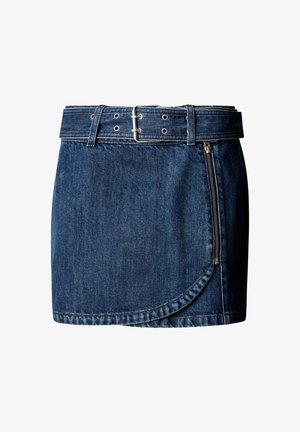 Pepe Jeans, SHANNON MINI SKIRT BIKER - Falda cruzada - denim
