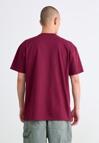Carhartt WIP AMERICAN SCRIPT - Camiseta básica - malbec
