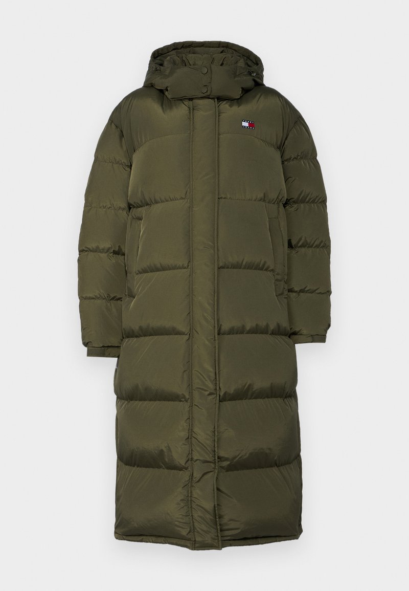 Tommy Jeans Donsjas donkergroen