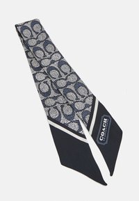 COACH SIGNATURE VINTAGE PRINTED - Scarf - midnight navy
