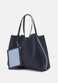 Tommy Hilfiger ICONIC TOTE MONOGRAM - Shopping Bag - desert sky monogram