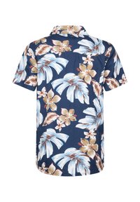 Petrol Industries BOTANICAL SHIRT BALBOA - Skjorta - navy blue