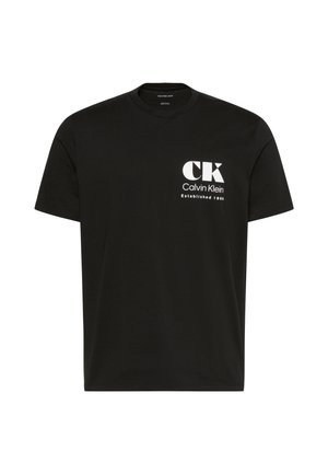 Calvin Klein Jeans, - T-shirt z nadrukiem