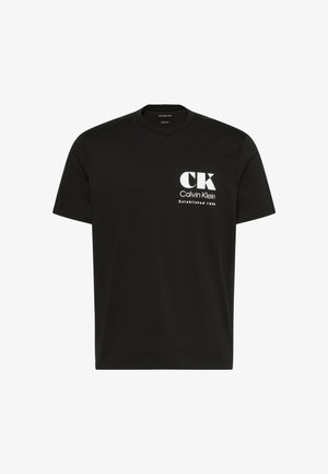 Calvin Klein Jeans, - T-shirt z nadrukiem