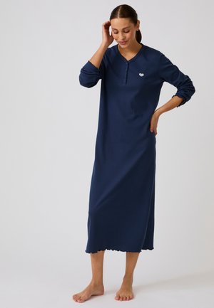 Damart, RIBBED KNIT - Camicia da notte - navy