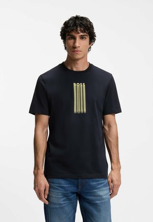 TE BASS - Print T-shirt - dark blue four