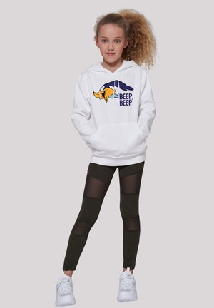F4NT4STIC LOONEY TUNES ROADRUNNER BEEP BEEP - Kapuzenpullover - white
