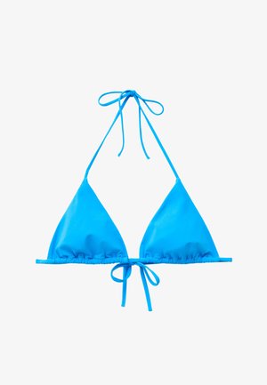 & OTHER STORIES, & OTHER STORIES TRIANGLE BIKINI TOP - Vrchný diel bikín - blue
