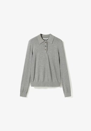 Noella, N-MAXINE KNIT - Poloshirts - medium grey mel.