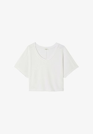 American Vintage, T-SHIRT FEMME VIBTOWN - Osnovna majica kratkih rukava - blanc vintage