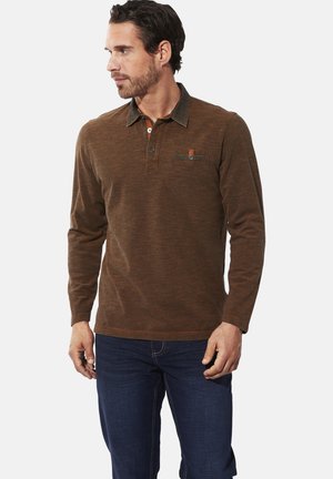 LANGARM - Poloshirt - orange melange