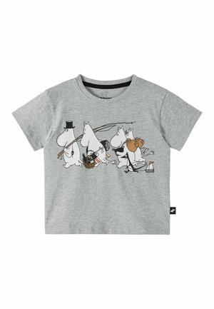 MOOMIN GOSA - Print T-shirt - melange grey