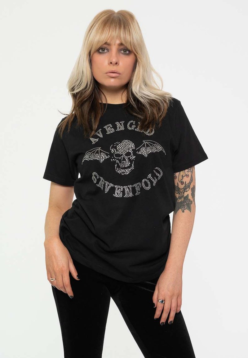 Paradiso Clothing AVENGED SEVENFOLD DIAMANTE DEATHBAT - Print T-shirt - black