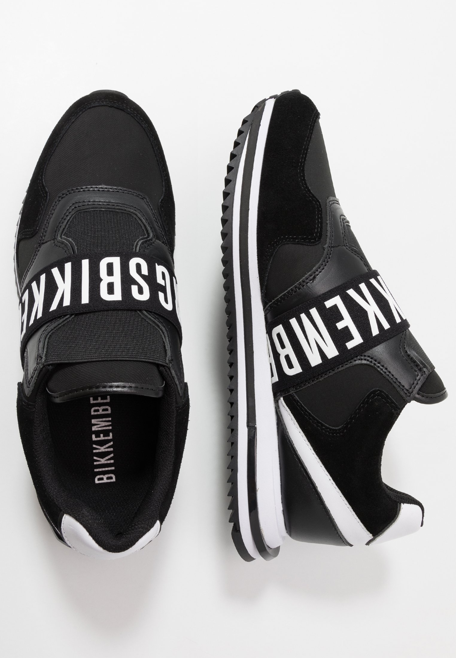 Bikkembergs HALED Slippers blackwhitesvart Zalando.no Bikkembergs GREGG Joggesko blackwhite Zalando.no