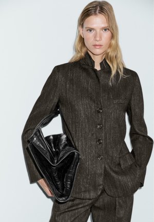 FLECKED - Blazer - black
