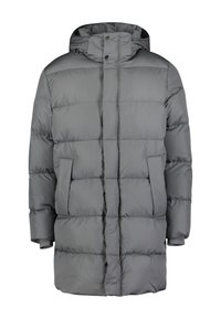 Daunenmantel - dunkelgrau