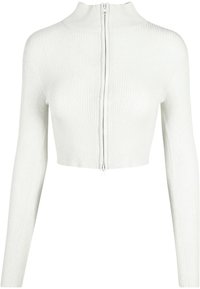 Urban Classics CROPPED - Cardigan - whitesand