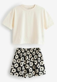 Next 2 PACK SET REGULAR FIT - Pidžaamakomplekt - black white floral