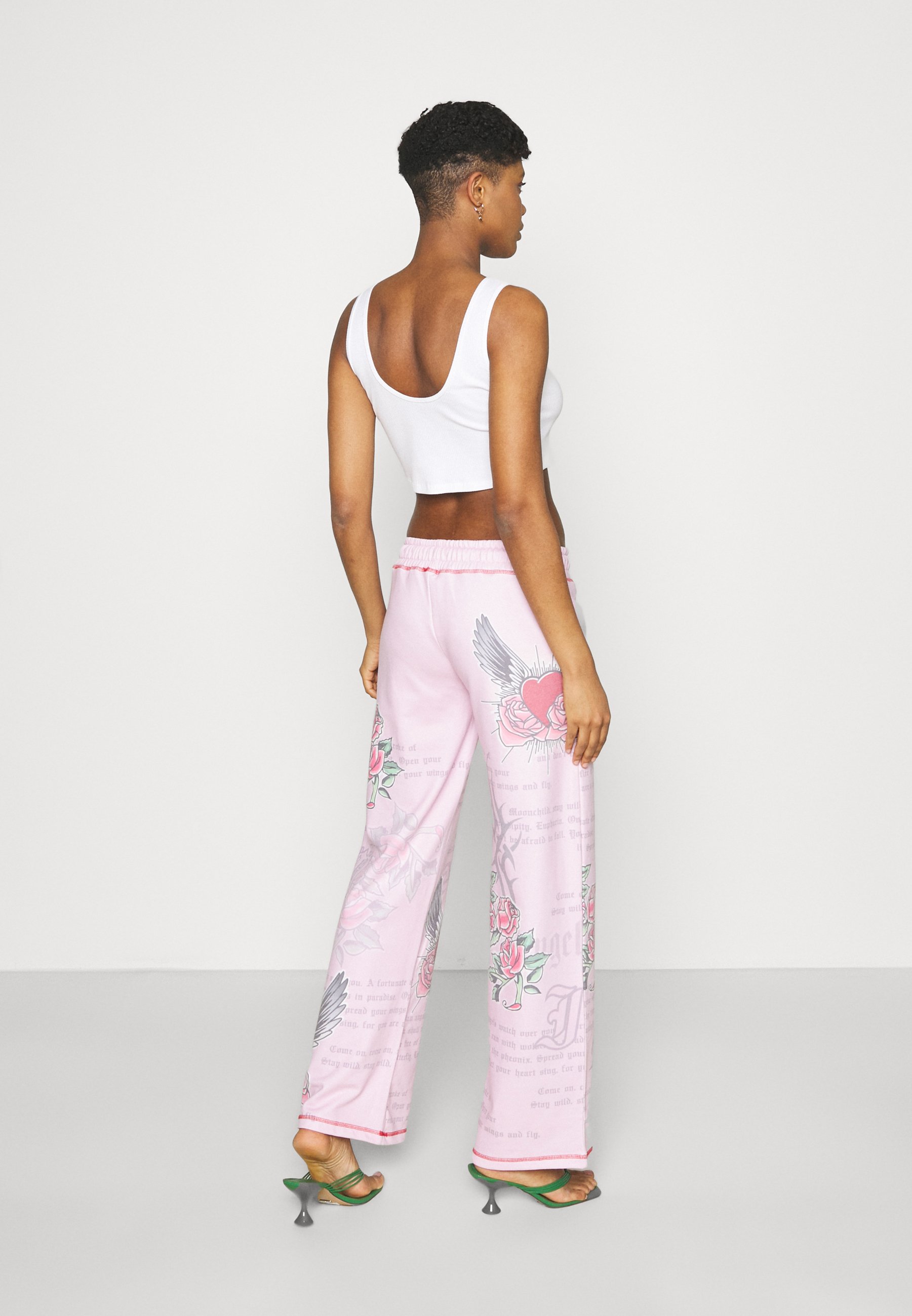 Jaded London JOGGERS WITH TATTOO SCREEN 