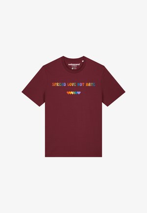 watapparel, T-shirt imprimé - burgundy