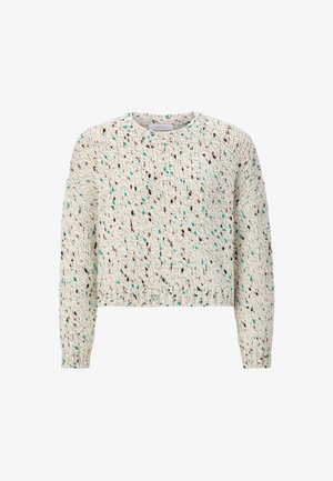 Rich & Royal, RICH & ROYAL PULLOVER - Svetrík - pearl white