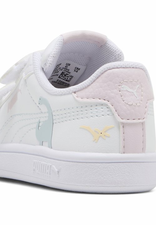 PUMA SMASH 3.0 DINO V INF UNISEX - Baby shoes - white-powder pink — photo 5