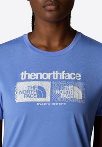 The North Face FOUNDATION GRAPHIC - Print T-shirt - virtual blue