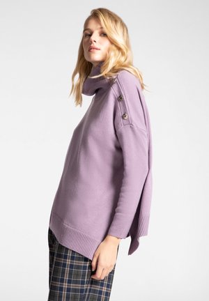 OVER IN CON BOTTONI - Maglione - viola