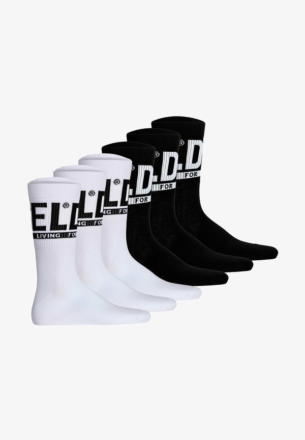 UNISEX 6ER PACK - Socks - schwarz weiß - Main Image