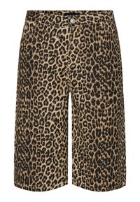 Pieces PCSALUME WIDE - Denimové šortky - white pepper