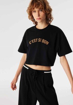 T-shirt print - black